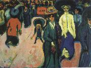 Ernst Ludwig Kirchner Street, Dresden France oil painting artist